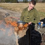 RCAC Cadets Learn To Build a Swedish Torch